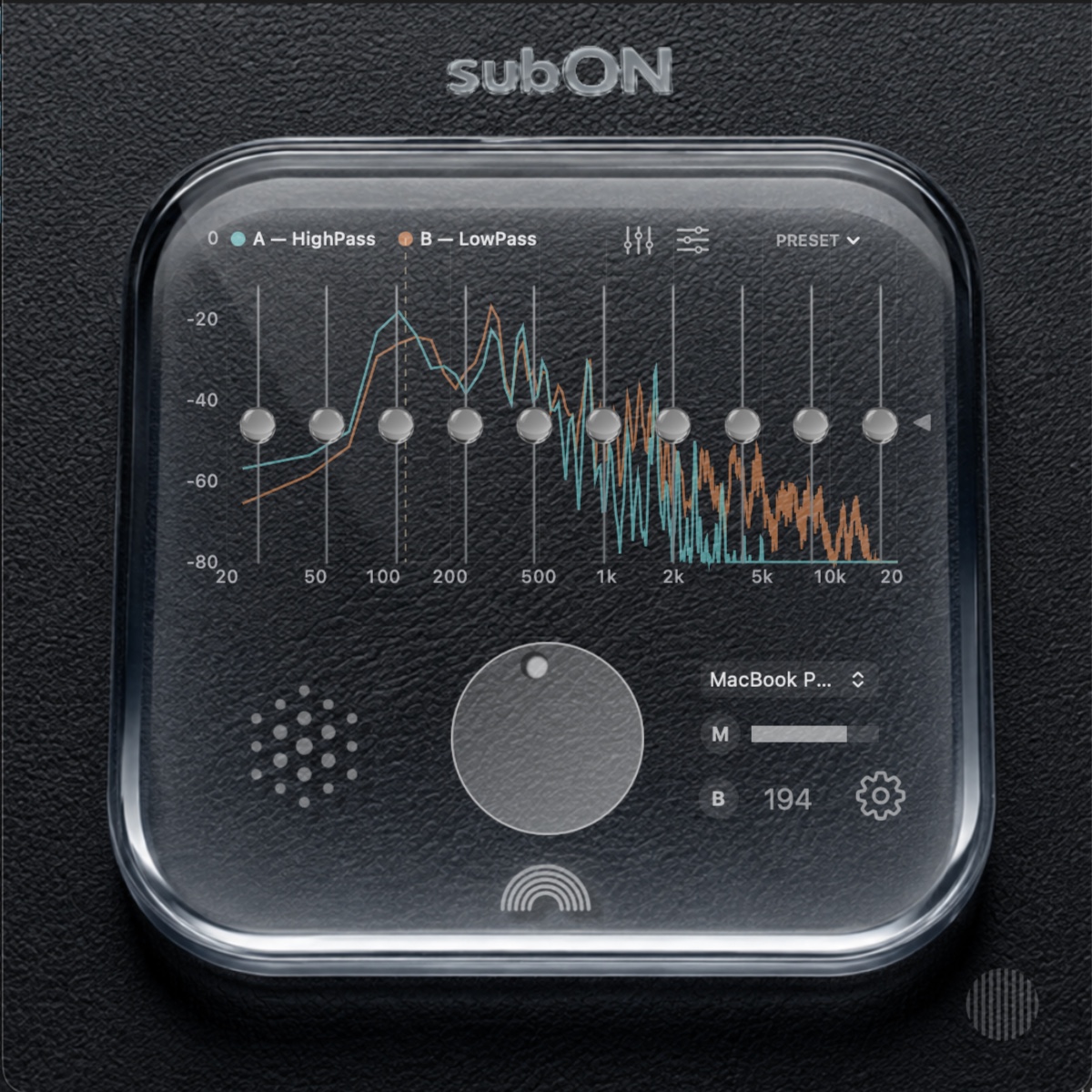 subON Pro interface